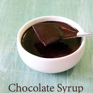 Chocolate Sauce Recipe (Chocolate Syrup Recipe with Cocoa Powder)