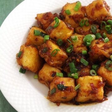 Paneer Manchurian Dry Recipe (How to make Dry Paneer Manchurian)