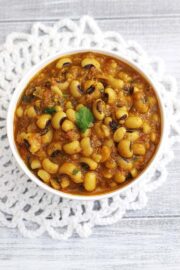 Instant Pot Black Eyed Peas Curry Recipe (Lobia Masala)