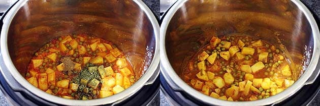 Instant Pot Aloo Matar Recipe (10 Minutes Potato Peas Curry in IP)