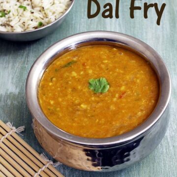 Instant Pot Dal Fry Recipe (15 Minutes Yellow Dal Fry Recipe in IP)