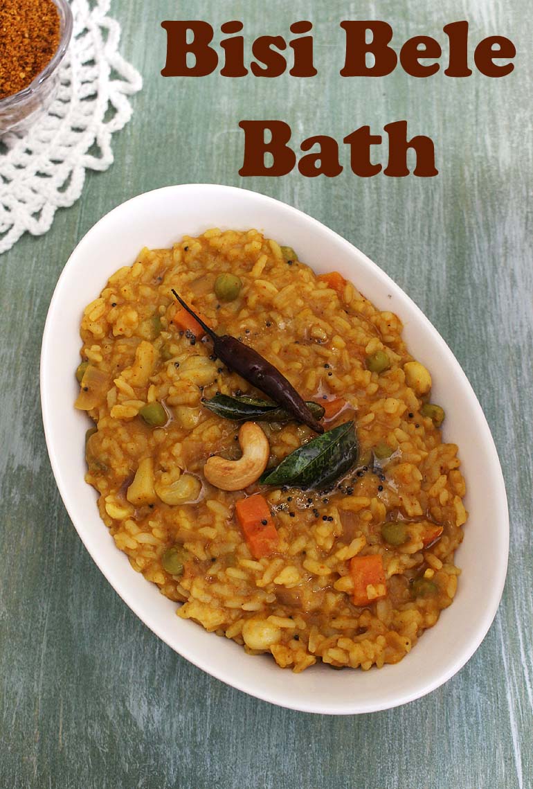 Bisi Bele Bath Recipe (Karnataka Style BisiBeleBath Recipe)