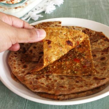 Broccoli Paratha Recipe (Healthy, Stuffed Broccoli Paratha Recipe)