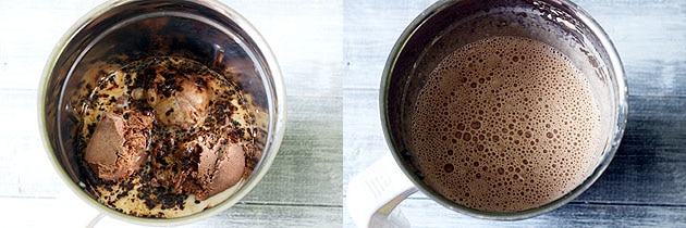 Cold Coffee with Ice Cream (Coffee Milkshake Recipe), Cafe style