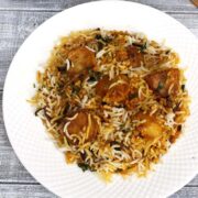 Baby Potato Biryani Recipe (How to make Dum Aloo Biryani)