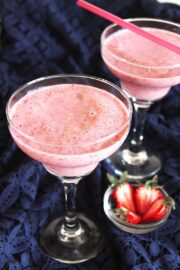 Strawberry Milkshake Recipe (using Fresh Strawberries & Ice Cream)