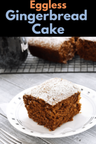 Eggless gingerbread cake recipe