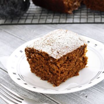 Eggless gingerbread cake recipe