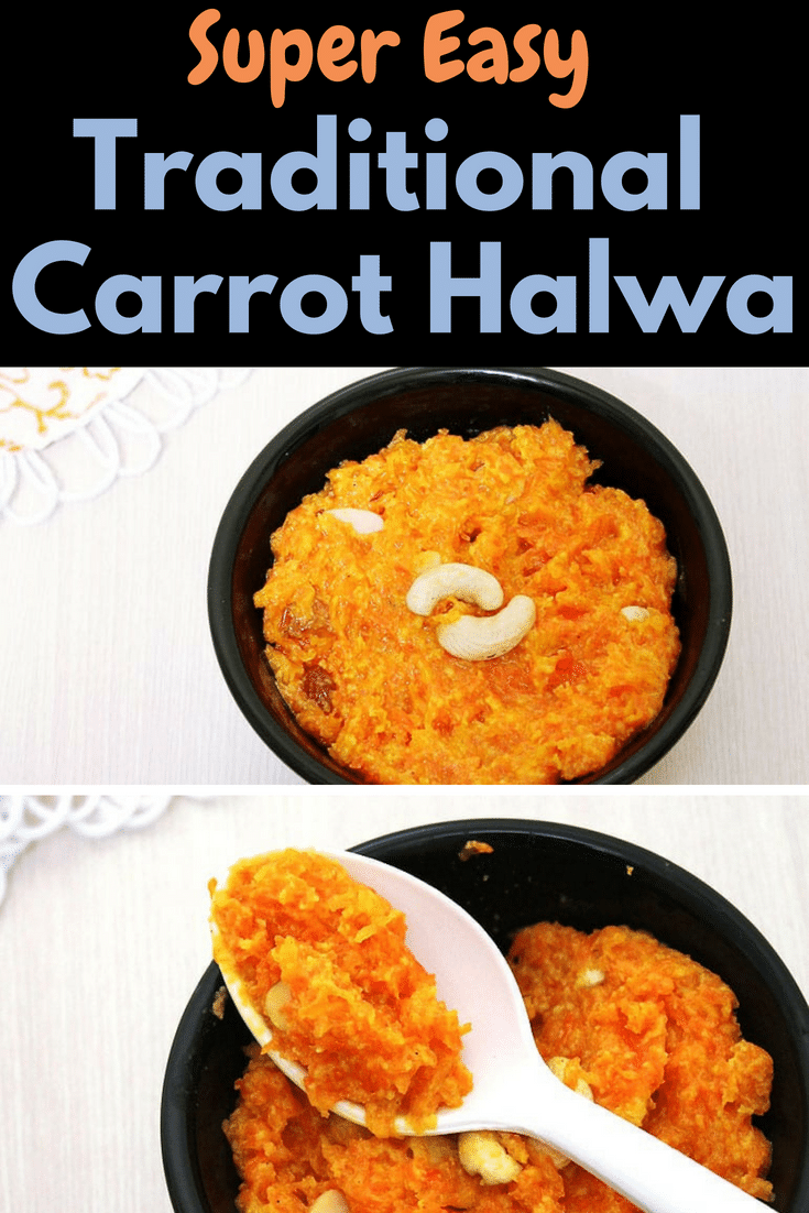 This popular north indian dessert gajar halwa recipe is easy to make but little time consuming. This best carrot halwa is made with khoya which results into rich, creamy, delicious halwa. It is made on festival like diwali. #indiandesserts #gajarhalwa #carrothalwa #easyrecipe #diwali