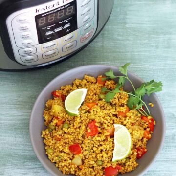 Dalia Recipe (Instant Pot Bulgur Pulao), Dalia Pulao Recipe