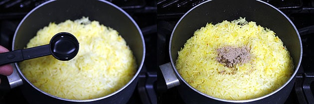 Meethe Chawal Recipe (Zarda Rice or Pulao) Yellow Sweet Rice