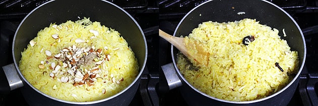 Meethe Chawal Recipe (Zarda Rice or Pulao) Yellow Sweet Rice