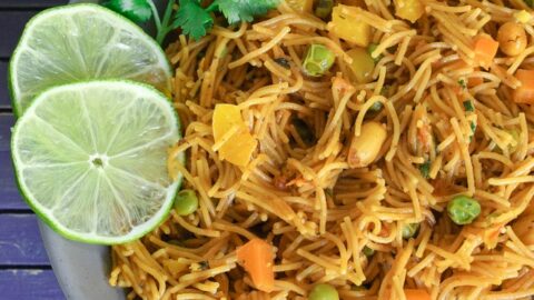 Coriander Semiya Recipe - Vermicelli Pulao