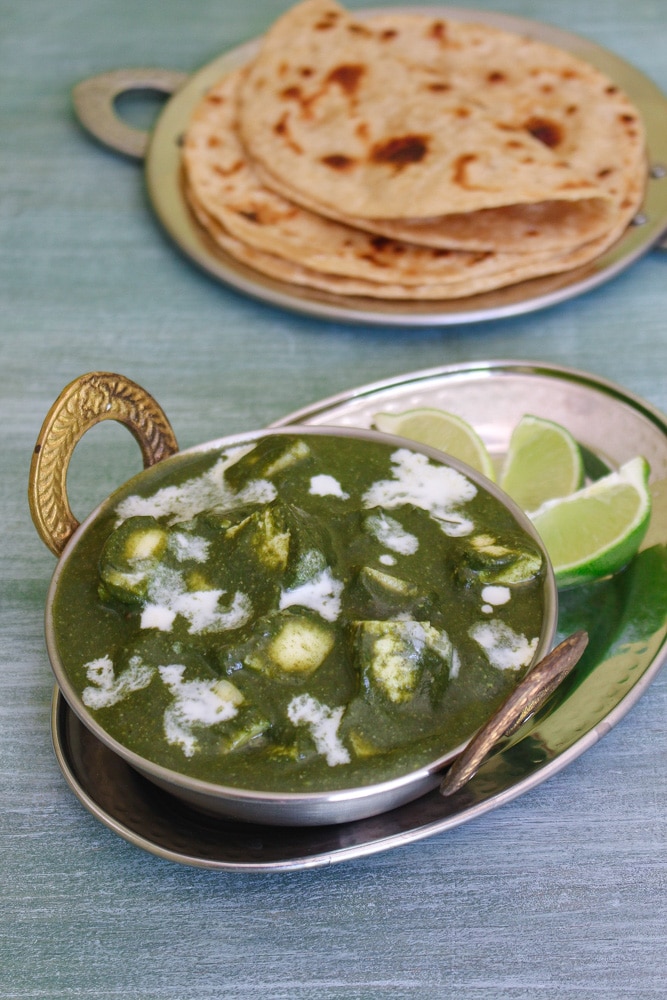 Palak paneer recipe made in instant pot