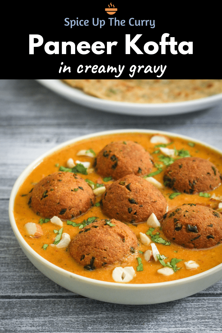 Paneer Kofta Recipe (How to make Paneer Kofta Curry) Pinterest image