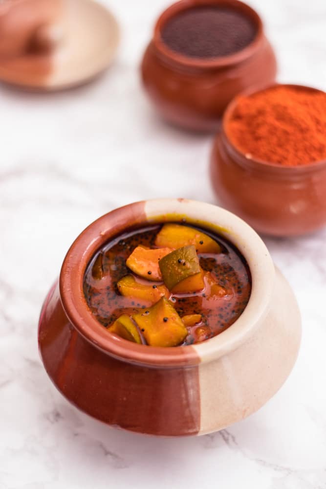 Instant sweet mango pickle recipe