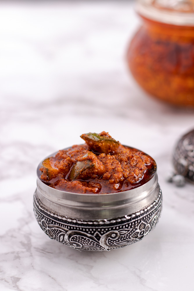 How to make andhra style avakaya pickle recipe