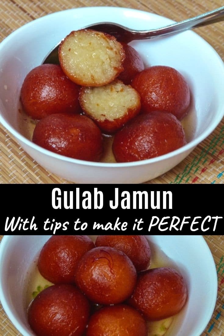 Gulab Jamun Recipe (with Khoya) PIN