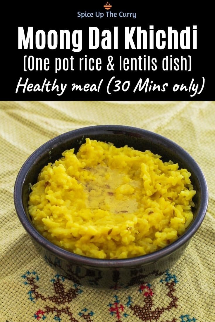 Moong Dal Khichdi Recipe Pin