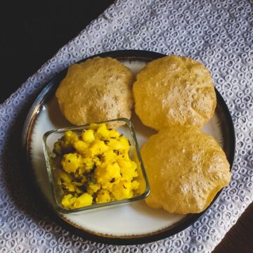 Maharashtrian Poori Bhaji Recipe