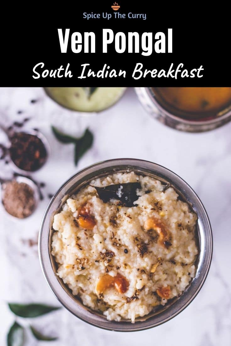 Ven Pongal Recipe (Khara Pongal) Pin