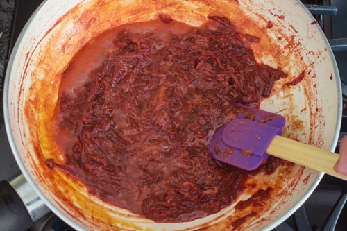 cooking beetroot halwa