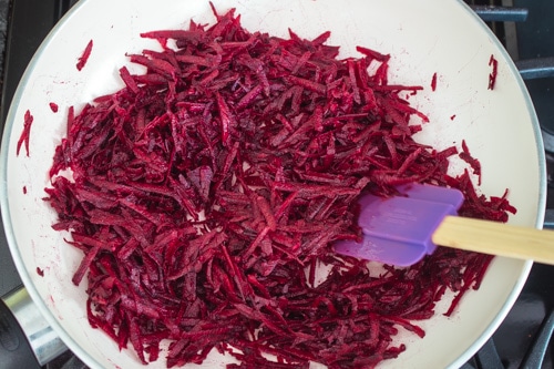 saute beetroot in the ghee