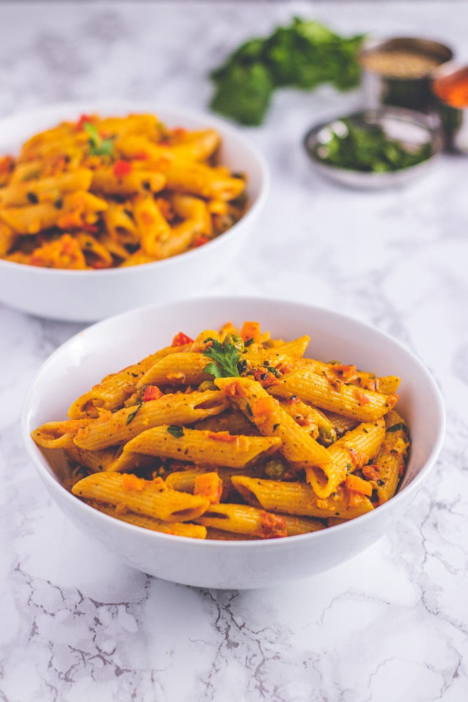 Masala pasta recipe (Indian style)