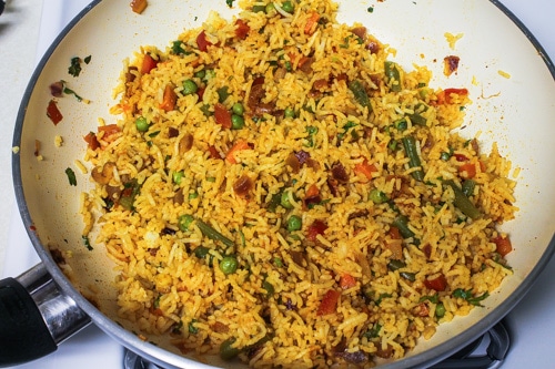 mixed spicy masala pulao