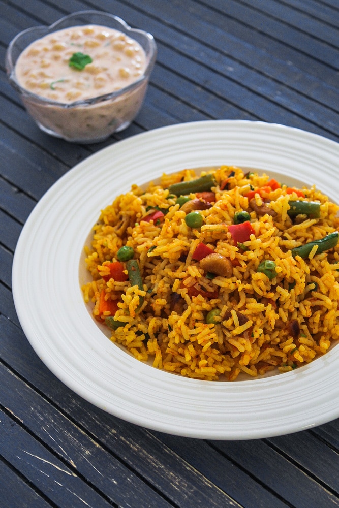 Spicy Veg Pulao Recipe