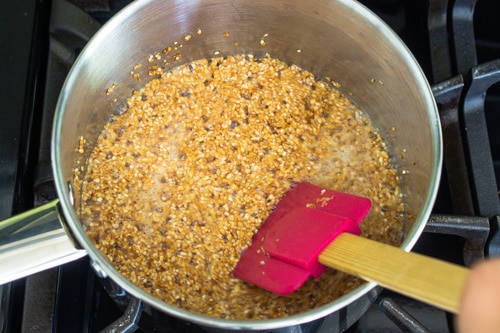 perfectly roasted cracked wheat