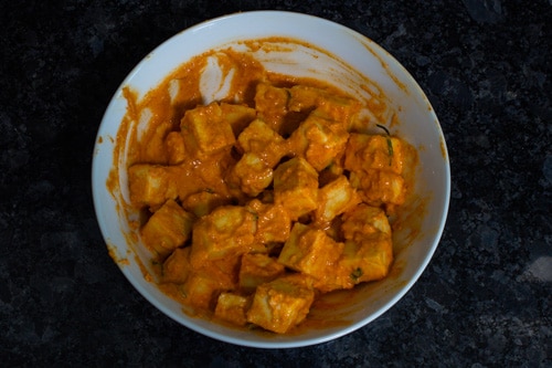 batter coated paneer