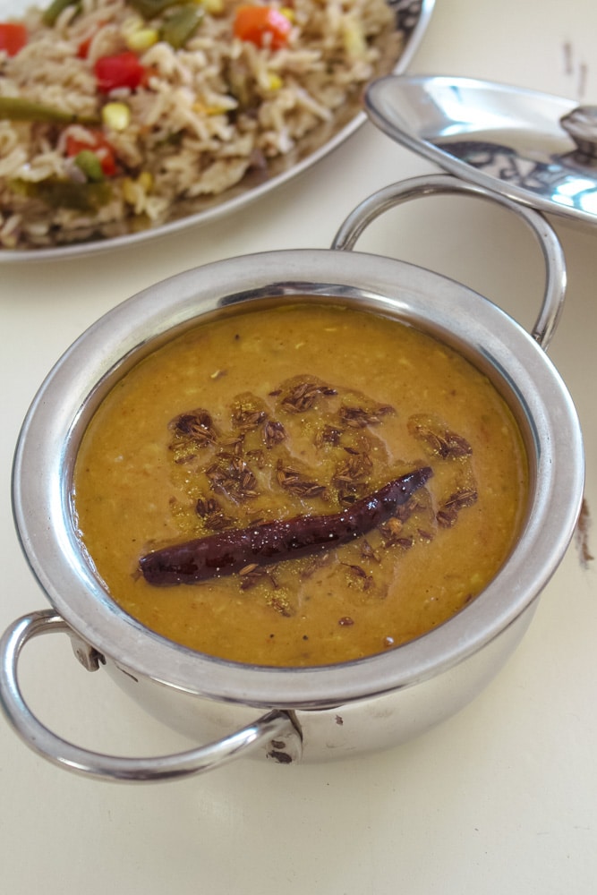 Punjabi dhaba style dal tadka
