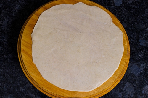 rolled chapati