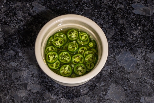 pickled green chilies