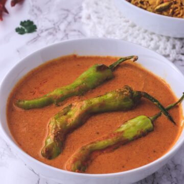 hyderabadi mirchi ka salan recipe