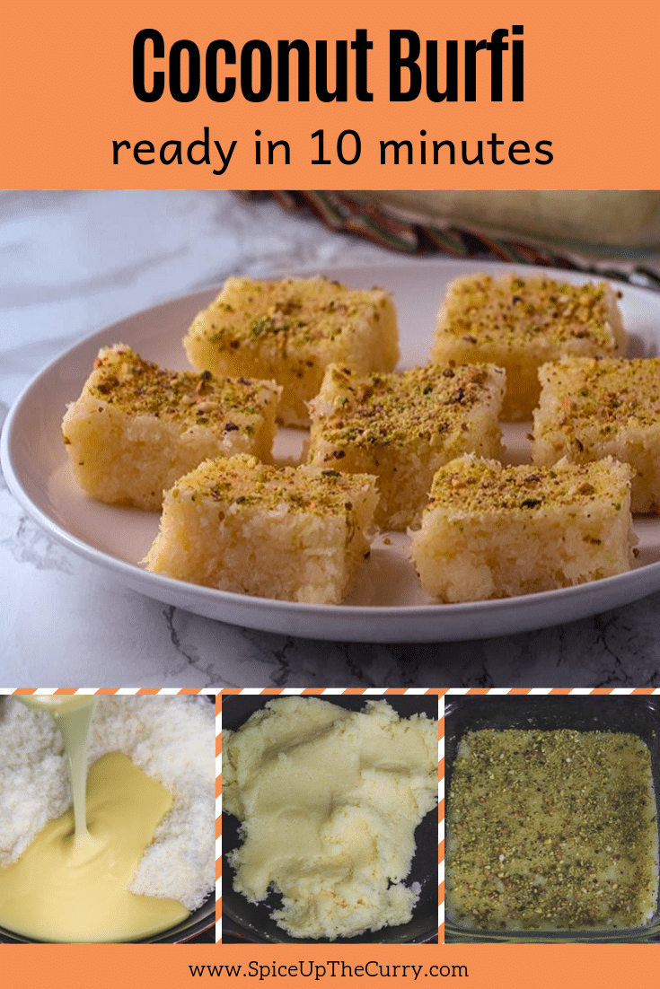 Coconut Burfi Recipe With Condensed