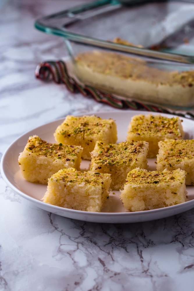 Coconut Burfi Recipe (with Condensed Milk)