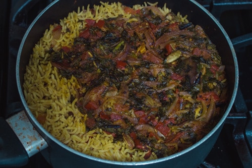 cooked kuska recipe (Plain biryani rice)