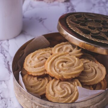 Eggless Butter Cookies Recipe