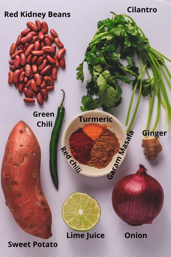 kidney bean burger patty ingredients