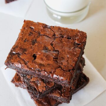 Eggless chocolate brownie recipe