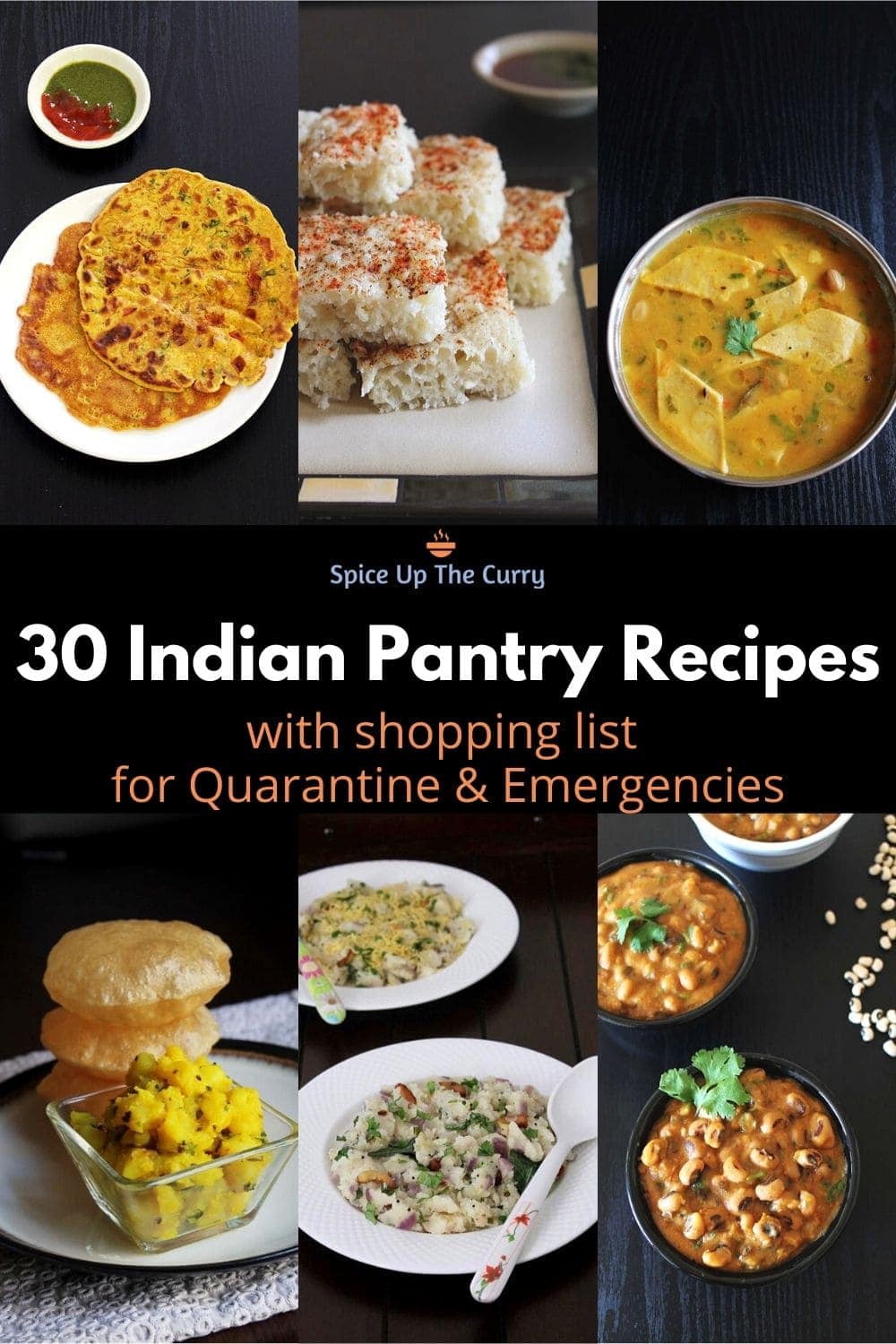 Indian pantry recipes for emergencies