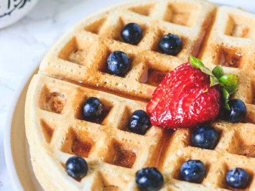 Eggless Waffles Vegan Spice Up The Curry