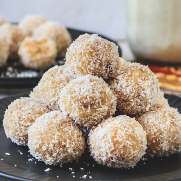 Coconut Ladoo Recipe  With Condensed Milk  - 26