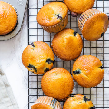 Eggless Blueberry Muffins Recipe - 22