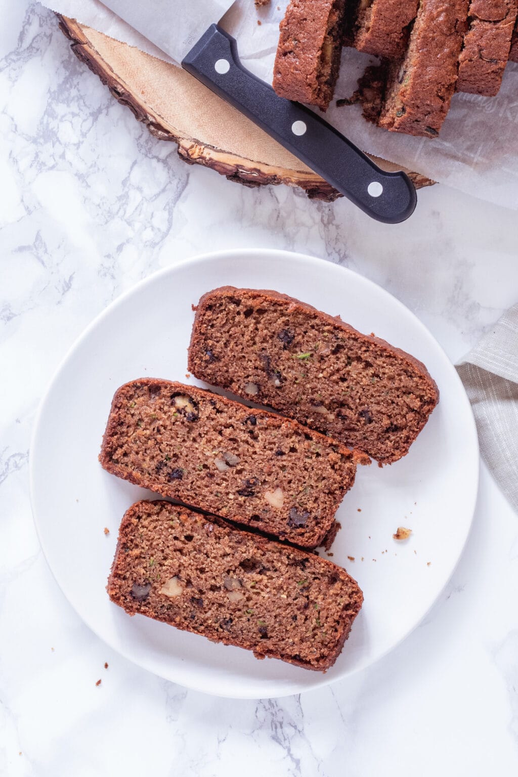 Eggless Zucchini Bread - Spice Up The Curry