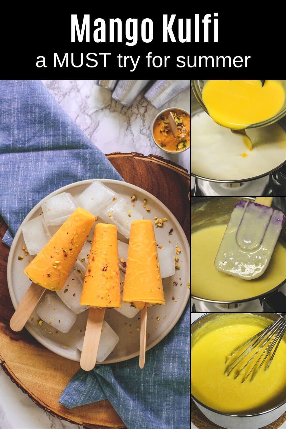 Mango kulfi pin