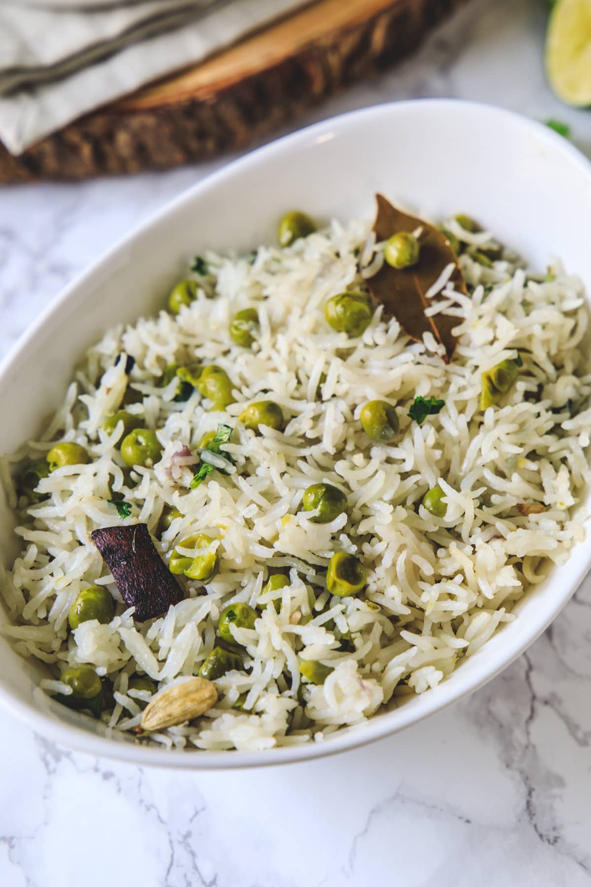 Peas Pulao Recipe (Instant Pot Matar Pulao) - Spice Up The Curry