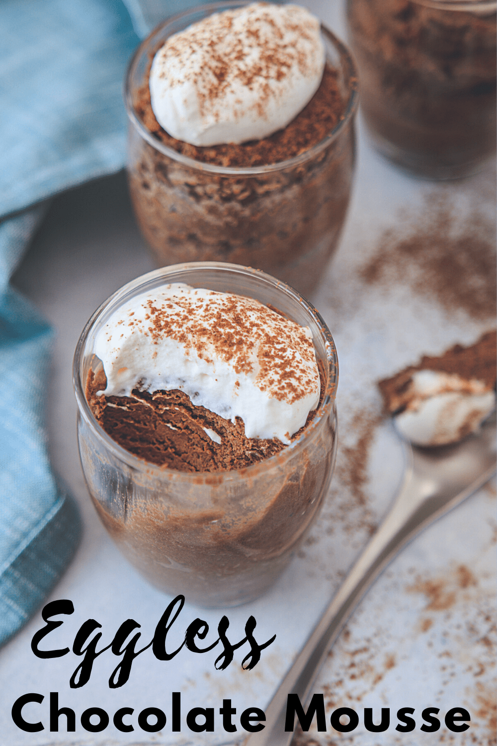 Eggless chocolate mousse pin.
